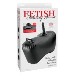 FETISH FANTASY SERIES - BODY DOCK SEGGIOLINO GONFIABILE CON DILDO 69,2 CM NERO